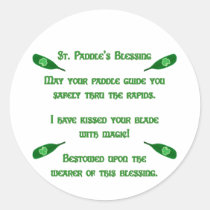 St. Paddle's Kayak Blessing stickers