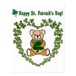 St. Patrick's Bear Postcard