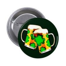 St. Patrick's Beer Mugs Buttons