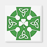 St Patrick's Celtic cross Fridge Magnet