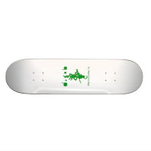 St. Patrick's Day Custom Skateboard
