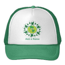 St. Patrick's Day Leprechauns with Beer Mesh Hat