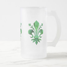 St. Patrick's Lucky Fleur de lis Mug