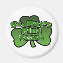St. Pat's Irish Pint Team Magnet