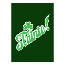 St. Patty's Day Invitation - Slainte! Cheers!