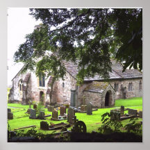 st peters church  heysham UK Poster