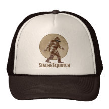 STACHESQUATCH I Moustache if you've Seen My Squatc Trucker Hat