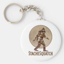 STACHESQUATCH I Moustache if you've Seen My Squatc Keychain