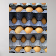 Stack of eggs posters