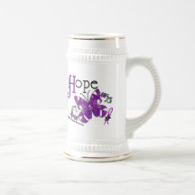 Stained Glass Butterfly Crohn's Disease Mug