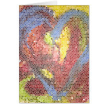 Stained Glass Heart Cards
