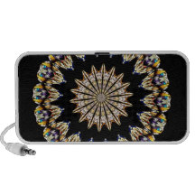 Stained Glass Kaleidoscope 1 Mini Speaker
