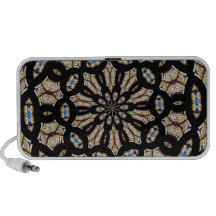 Stained Glass Kaleidoscope 2 Portable Speakers