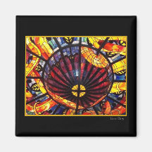 'Stained Glass'  Magnet