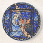 Stained Glass Style Nativity Coasters