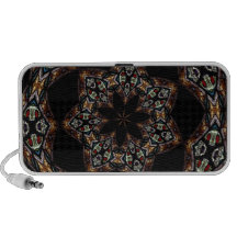 Stained Glass Window Kaleidoscope 5 Travelling Speakers