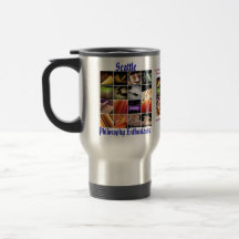 Stainless Steel Travel Mug (Books Design)
