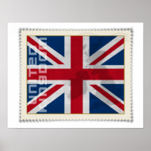 Stamp United Kingdom Posters