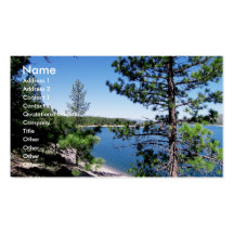 Stampede Reservoir Business Card Templates