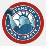 Stand Up For Liberty Sticker