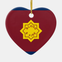 Standard Of The Salvation Army, religious flag Ornament