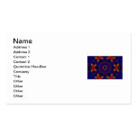 Star and Butterfly Mandala Business Card