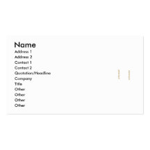 Star banner gold business cards