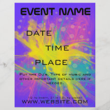 Star Bust Event Flyer