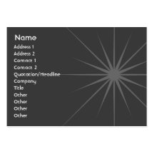 Star - Chubby Business Cards