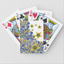 Star Flower Abstract Cards playing cards