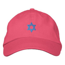 Star of David Embroidered Hat