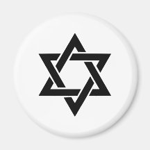 Star of david fridge magnet