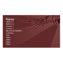 Star with Wings Business Card