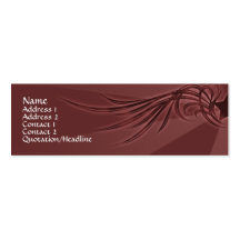 Star with Wings Business Card Template