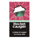 Starburst cupcake baking bakery gift tag biz cards business cards