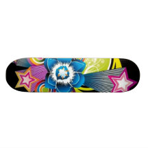starburst flower skateboard