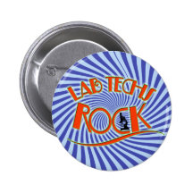 STARBURST LAB TECHS ROCK (LABORATORY SCIENTIST) PINS