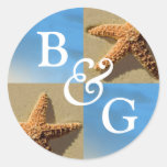 Starfish Tropical Event And Wedding Envelope Seal stickers
