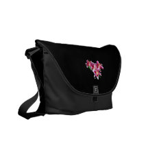 Stargazer Lily Heart Commuter Bags