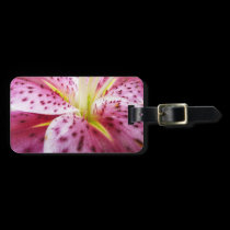 Stargazer Lily Luggage Tag luggage tags