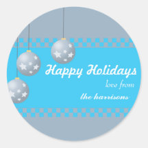 Starry Baubles -christmas stickers