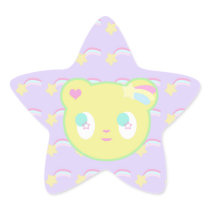 Starry Bear Sticker stickers