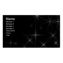 Starry business card visitenkartenvorlagen