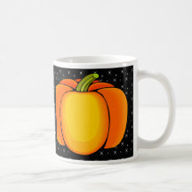 Starry Night Pumpkin Mugs