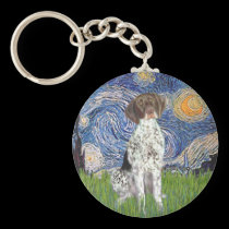 Starry State - German Short Haired Pointer keychains