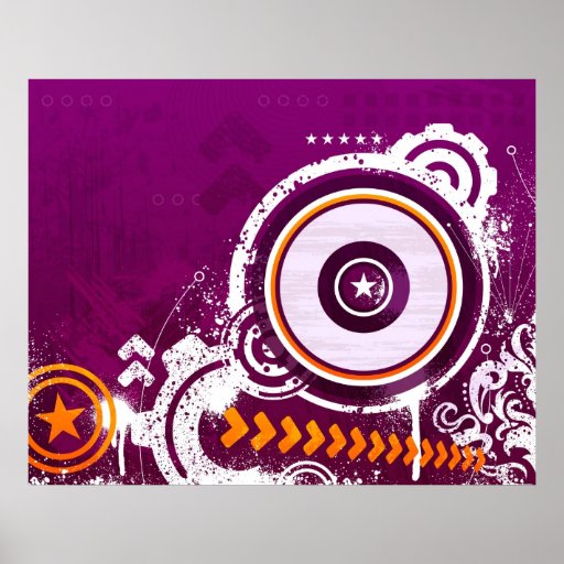 Stars & Circles (Large) Posters