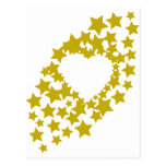stars-heart post cards