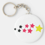 stars in german colours icon keychain