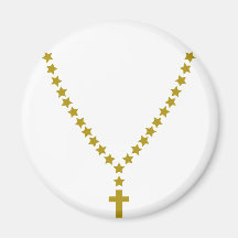 Stars-Necklace-Jesus Refrigerator Magnets