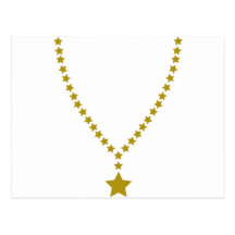 Stars-Necklace Postcards
